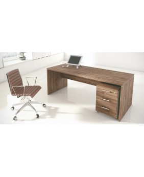 Mesa de oficina New pano acabado aspecto madera